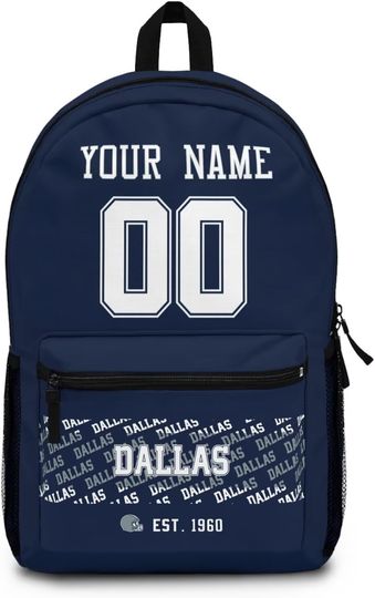 Discover ANTKING Dallas Backpacks Travel Bags Custom Name Number for Men Women Gifts