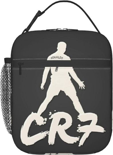 Discover Lunch Box Insulated Soccer #7 Lunch Bag Waterproof Cooler Bag Reusable Packs Meal Bag For Adult Handbag Office Work Picnic Gifts