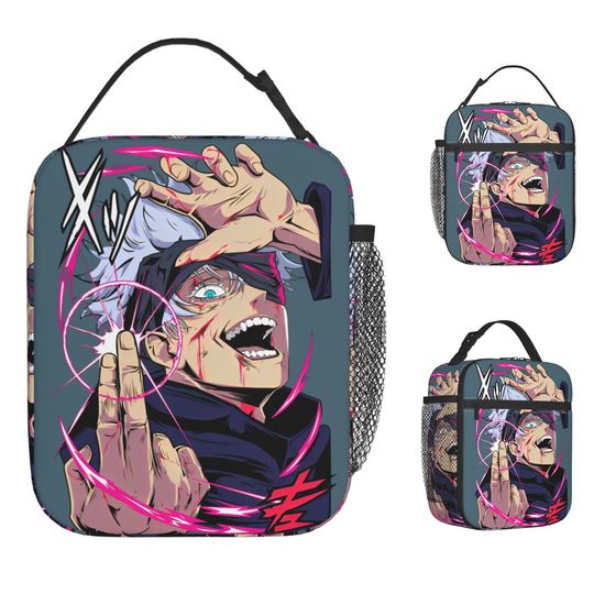 Jujutsu Satoru Manga Kids Lunch Bag, Back To School Gift, Gift For Kids