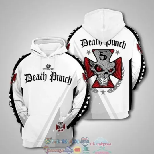 Five Finger Death Punch Band All Over Printed 3D Hoodie Full Sizes