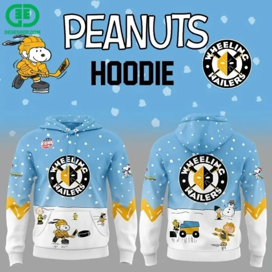 Snoop Wheeling Nailers Peanuts Ice Hockey All Over Printed 3D Hoodie