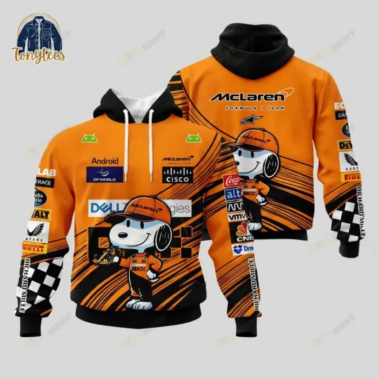 McL@ren F-1 Team x Snoop Racing Team All Over Printed 3D Hoodie