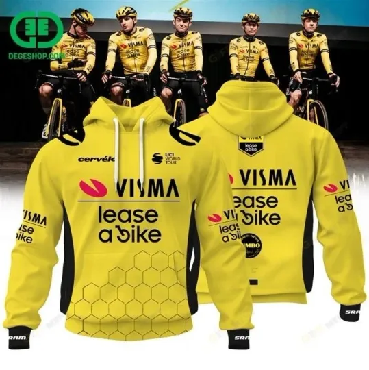 Discover Tour de France Visma Lease a Bike Team All Over Print 3D Hoodie