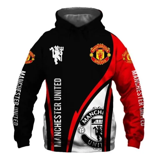 Discover Manchester MU FC All Over Printed 3D Hoodie