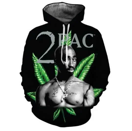 Discover 2pac Rapper Hip Hop Tupac 3D Print Rapper All Over Print 3D Hoodie