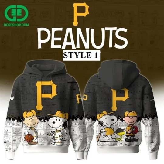 Snoop Pittsburgh Pirates Peanuts All Over Printed 3D Hoodie