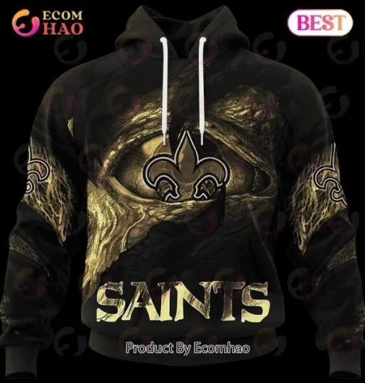 New Orleans Demon Eyes Saints 3D All Over Printed Hoodie Gift For Fan