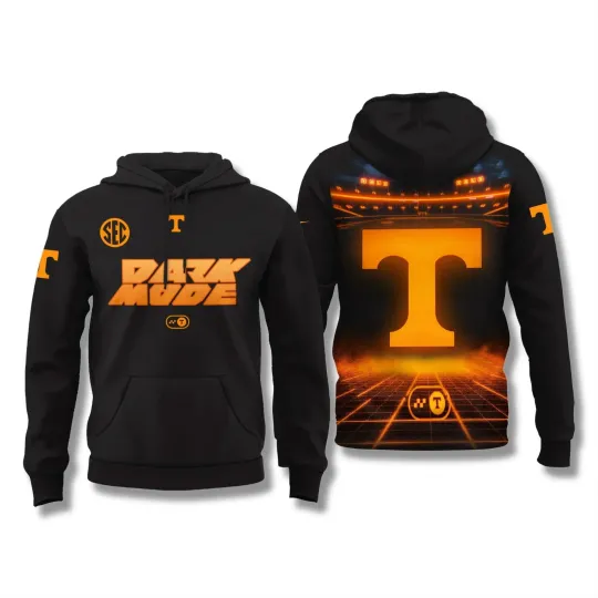 Discover Tennessee Vols Dark Mode All Over Printed 3D Hoodie