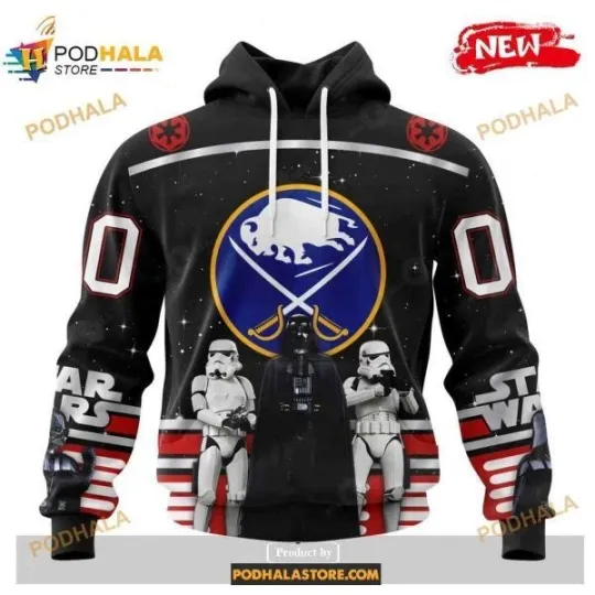 Buffalo Sabres Star Wars Ice Hockey Personalized All Over Print 3D Hoodie