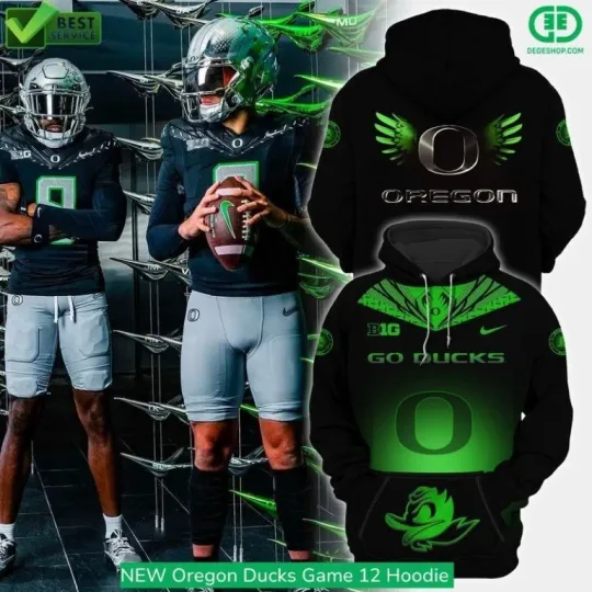 Discover Oregon Game 12 Ducks All Over Printed 3D Hoodie Gift For Fan