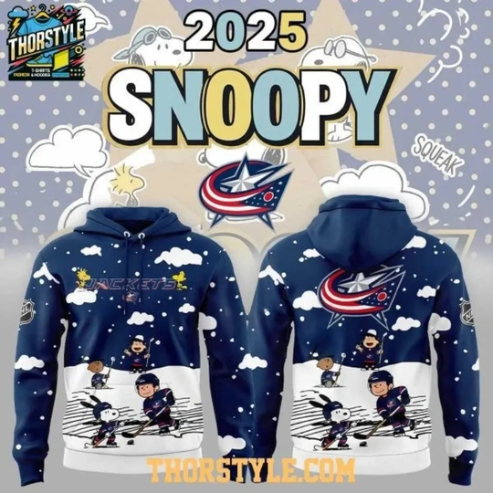 Discover Columbus Blue Jackets Snoop Hockey All Over Printed 3D Hoodie
