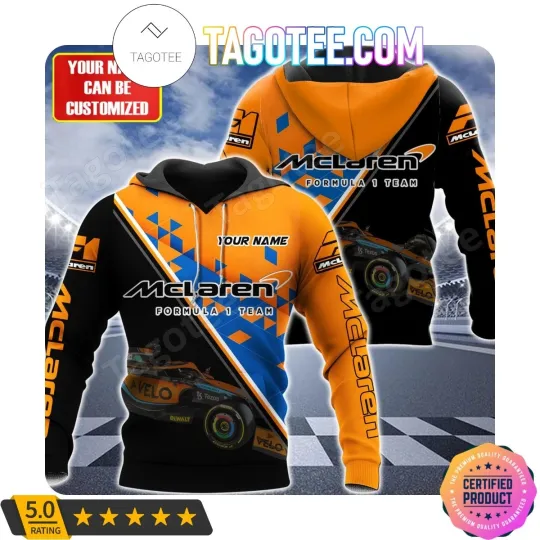 Mcl@ren Racing Team 3D All Over Printed Hoodie Gift For Fan