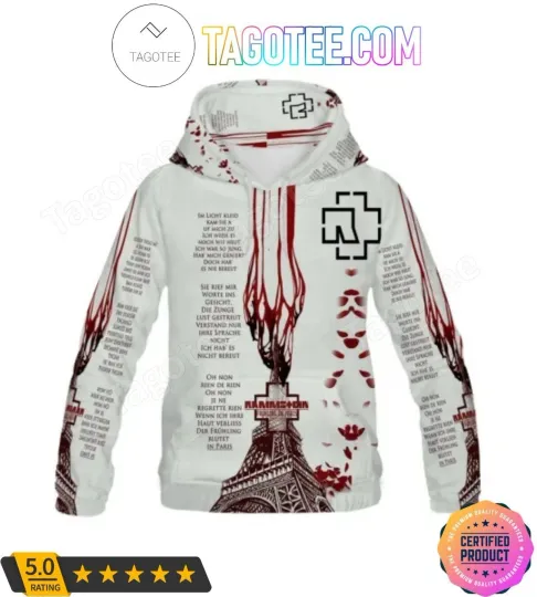 Discover Ramms Fruhling In Paris 3D All Over Printed Hoodie