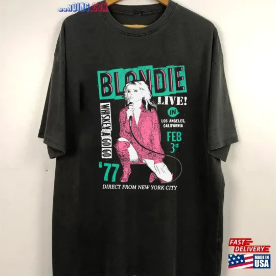 Discover Vtg Blondie Band The Most Modern Band Black S to 5XL Shirt EM059