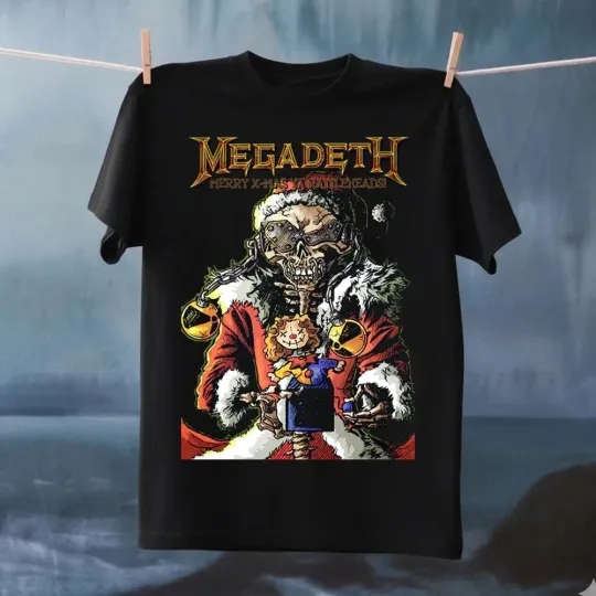 Merry Christmas Megadeth Band T-Shirt Men Women