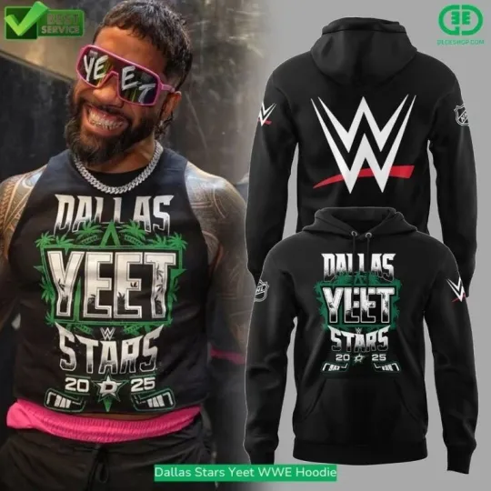Dallas Stars Yeet Wrestling Entertainment All Over Printed 3D Hoodie Gift For Fan