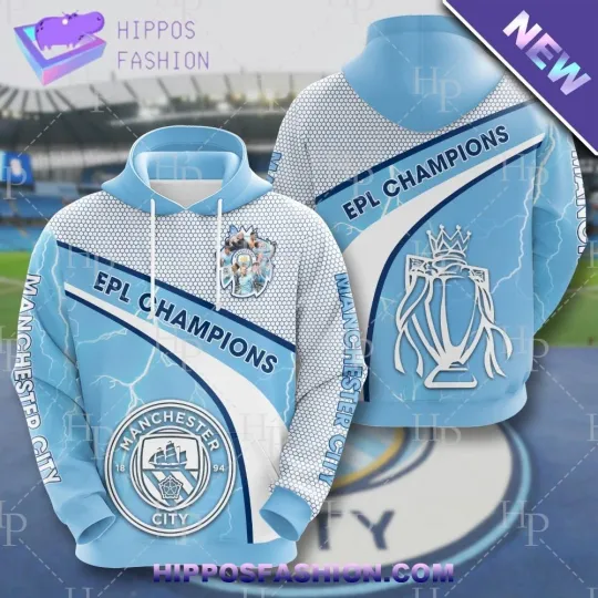 Discover Manchester City MC FC All Over Printed 3D Hoodie Gift For Fan