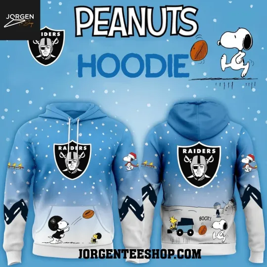 Snoop Las Vegas Peanuts Raiders All Over Printed 3D Hoodie Gift For Fan