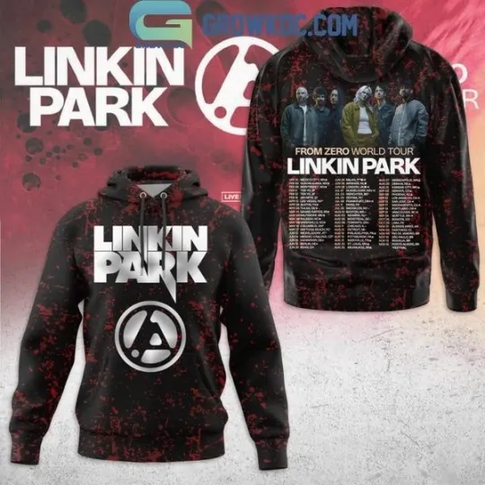 Linkin Park From Zero 2025 World Tour Showtime Celebrating Hoodie