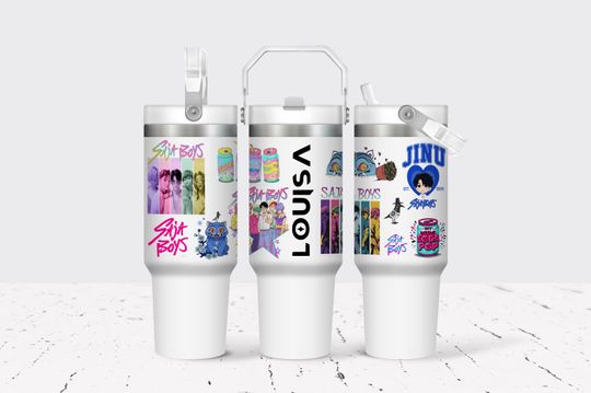 Discover Custom Saja Boys Kpop Tumbler: 30oz Stainless Steel Water Bottle, Back to School