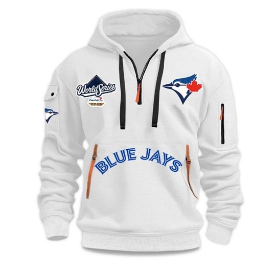 Blue Jays World Series 2025 Quarter Zip Hoodie