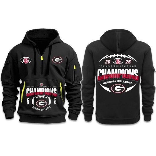 Discover Bulldogs SEC Champions 2025 Tactical Hoodie
