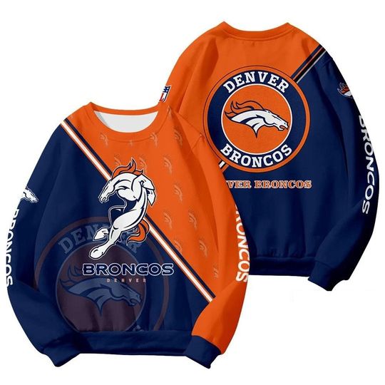 Denver Broncos 2025 Round Neck Sweatshirt