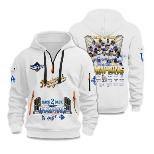 Dodgers Back To Back World Series Champions Tactical Hoodie