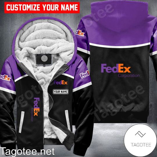 FedEx Corporation Custom Uniform Fleece Hoodie