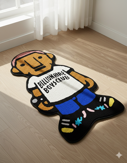 Pharrell Williams In My Mind Bape Milo Hypebeast Shaped Rug for Living Room