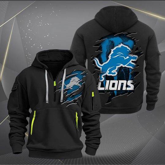 Lions Football Tactical Hoodie