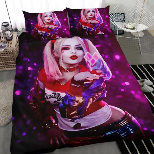 Harley Quinn  Bedding Set | Movie Bedding | Best Gift