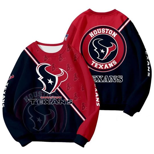 Houston Texans 2025 Round Neck Sweatshirt
