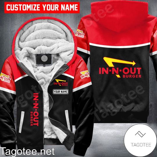 In-n-Out Burger Custom Uniform Fleece Hoodie