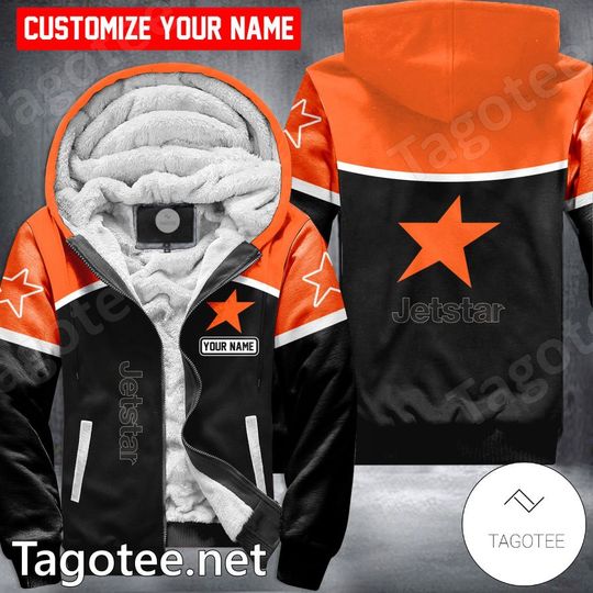 Discover Jetstar Airways Custom Uniform Fleece Hoodie