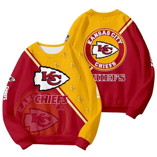 Kansas City Chiefs 2025 Round Neck Sweatshirt