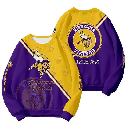 Minnesota Vikings 2025 Round Neck Sweatshirt