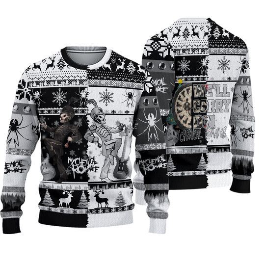 My Chemical Romance We’ll Carry On Christmas Ugly Sweater