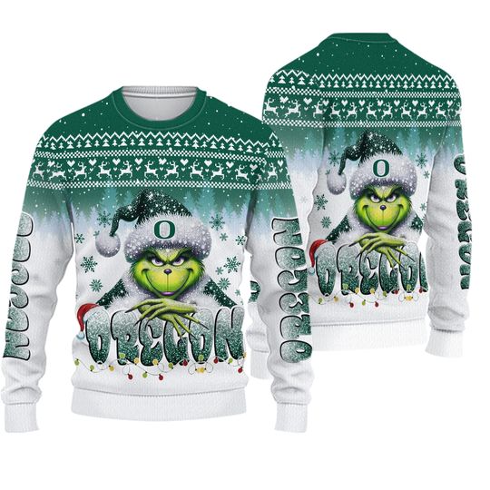 Oregon funny character Stole Ducks Ugly Christmas Sweater