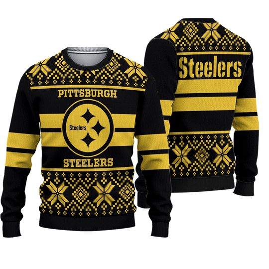 Steeler Light Up Christmas Ugly Sweater, Christmas Gift