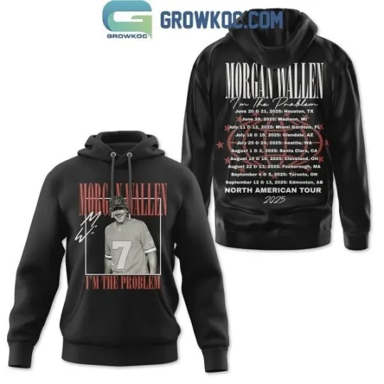Wallen Western Im The Problem North American Tour 2025 Hoodie