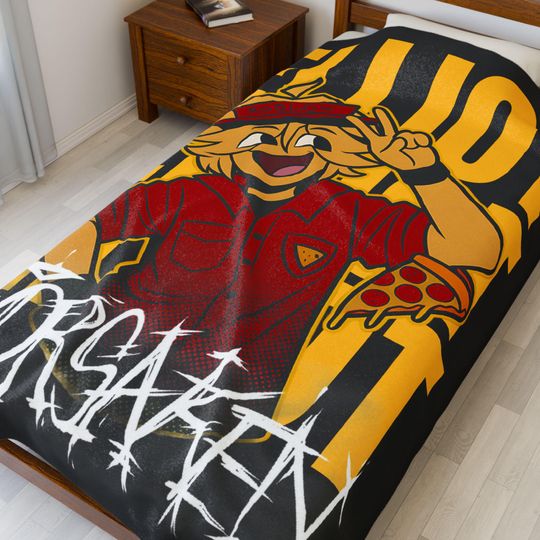 Discover Elliot inspired forsaken, skin survivor roblox game, Forsaken Anime, gift for gamers Velveteen Plush Blanket | pizza lovers, Gift for XMAS