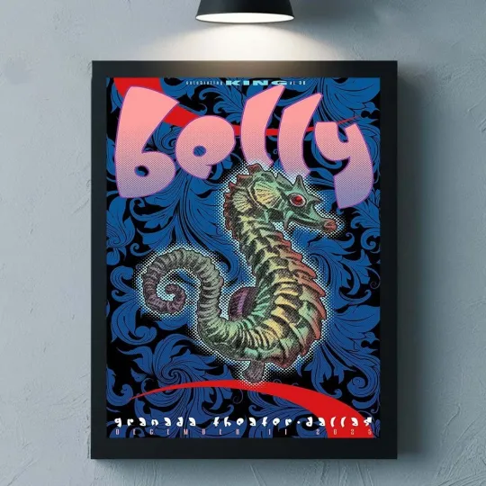 Belly Band Celebrating King 30th Anniversary Dallas Texas 2025 At Granada Poster