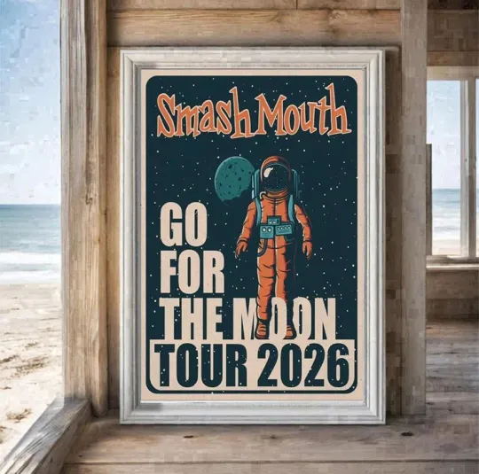 Discover Poster Smash Mouth Go For The Moon Tour 2026