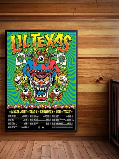 Discover Lil Texas We_re Going On Tour 2026 Poster