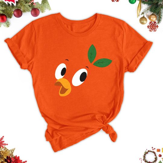 Discover Funny Bird Orange Shirts, Orange Bird Halloween Costume, Bird Orange Family Trip Shirt, Funny Orange Mascot Bird Birthday Disney For Kid
