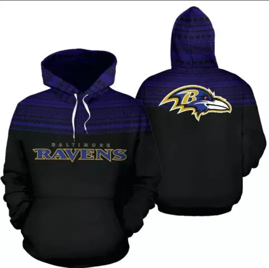 Discover Hot Mens Ravens hoodie 3D