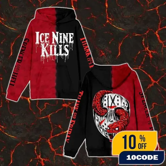 Ice Nine Thank God Its Friday Celebrating 45 Years Of Fear Spencer Hoodie