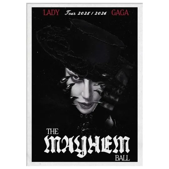 Ld ga The Mayhem Ball Tour 2025 2026 Poster