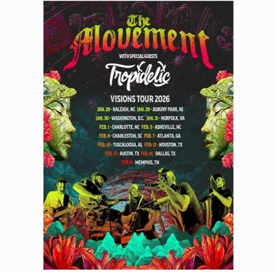 Discover The Movement Concert Tour 2026 Poster